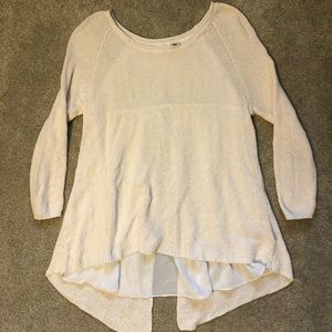 Anthropologie Pink Sweater Sz S